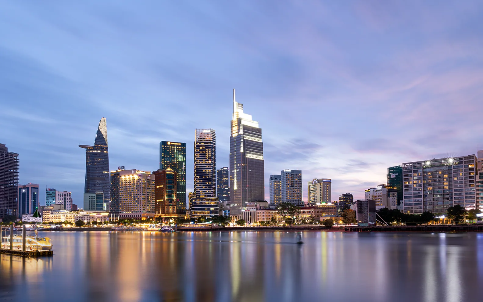 Vietnam, bitexco financial tower and ho chi minh