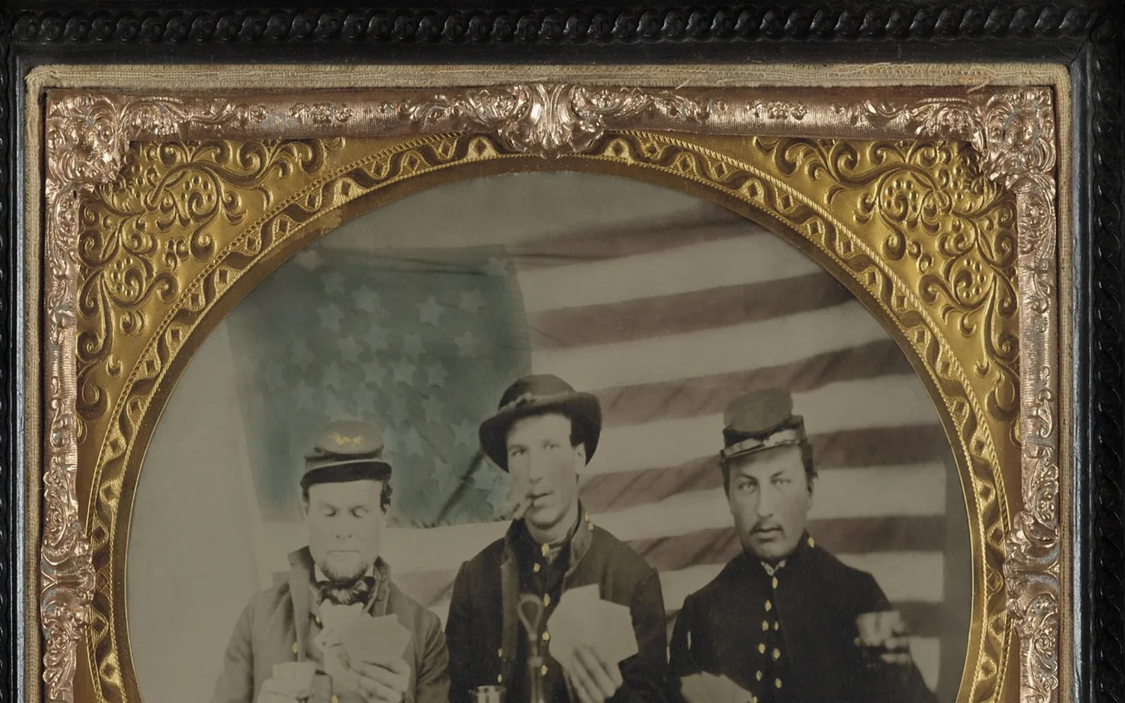 Civil war, confederate and soldiers